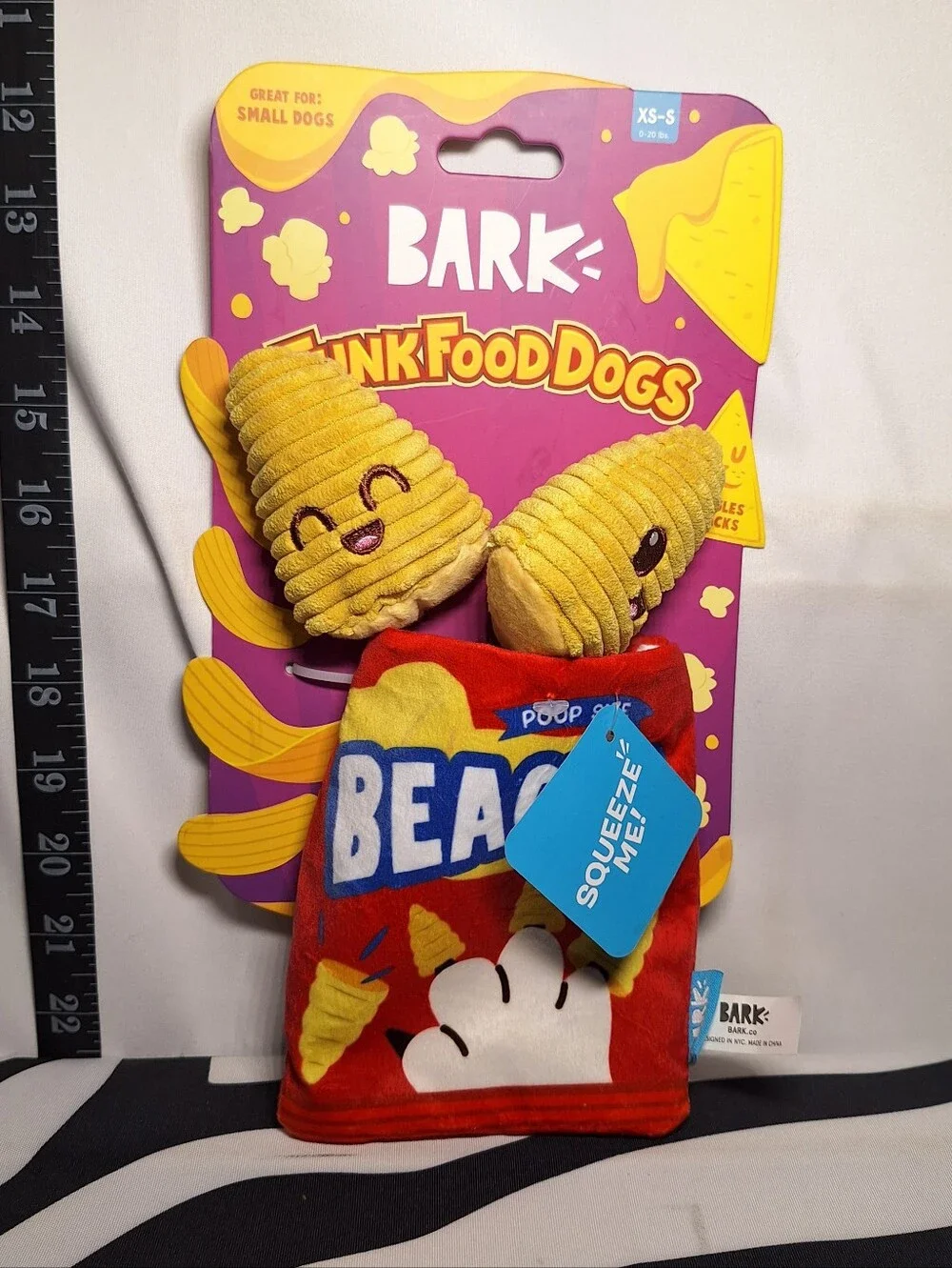 NWT Bark Beagles Dog Toy XS-S